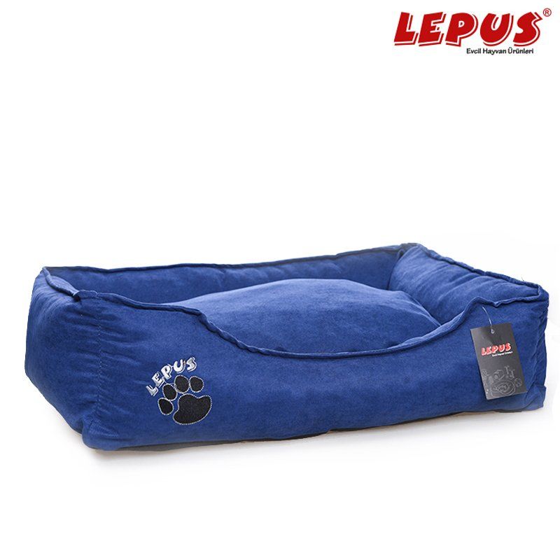 Lepus Soft Köpek Yatağı Lacivert L 75x60x24h cm