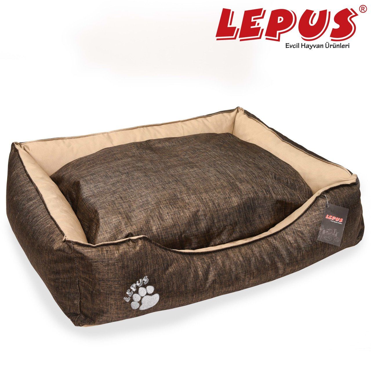 Lepus Dış Mekan Köpek Yatağı Yeşil M 60x44x22h cm
