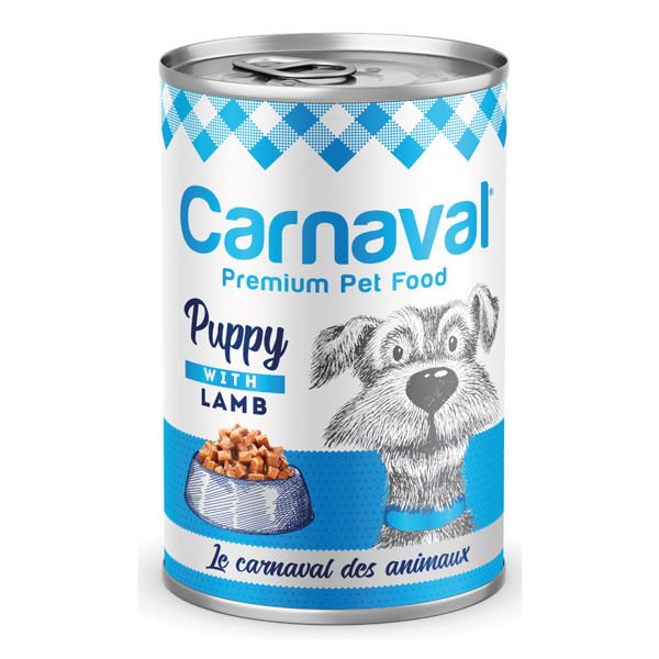 Carnaval Premium Dog Kuzu Etli Yavru Köpek Konservesi 400 Gr