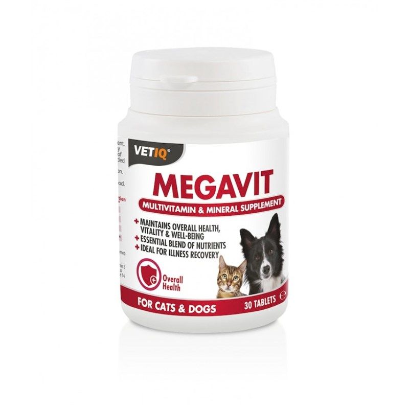 MC VetIQ Megavit Kedi ve Köpekler İçin Multivitamin 30 Tablet