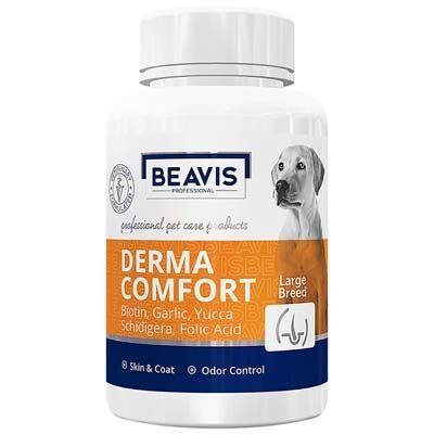 Beavis Büyük Irk Köpekler İçin Biotin ve Probiyotik Katkılı Sarımsaklı Bira Mayası Destekli Tablet 75 GR