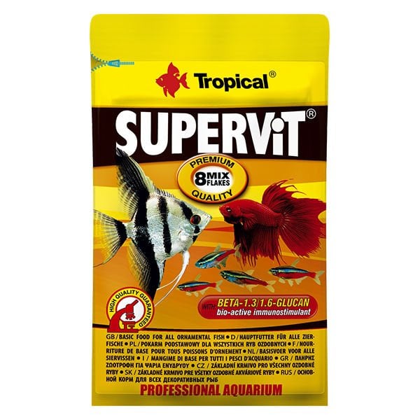 Tropical Süpervit Flakes Üniversal Pul Balık Yemi 12 Gr