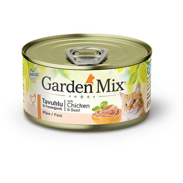Garden Mix Tavuklu Tahılsız Kıyılmış Konserve Kedi Maması 85 Gr