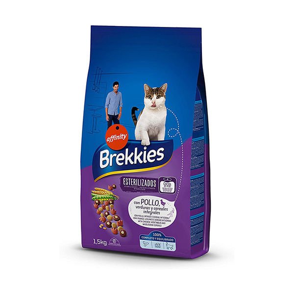 Brekkies Excel Sterilised Tavuklu Kısırlaştırılmış Yetişkin Kedi Maması 1.5 Kg