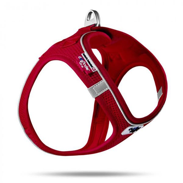 Curli Magnetic Vest Köpek Göğüs Tasması Air-Mesh Kırmızı L 50-56 Cm