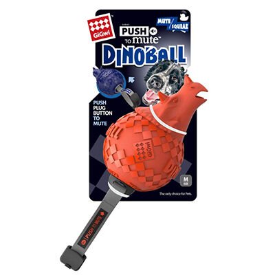 Gigwi Dinoball Dinazor Sesli Köpek Oyuncağı Turuncu