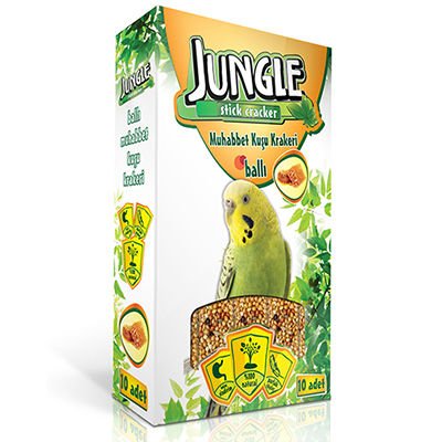 Jungle Ballı Tava Muhabbet Kuşu Krakeri 10 Lu