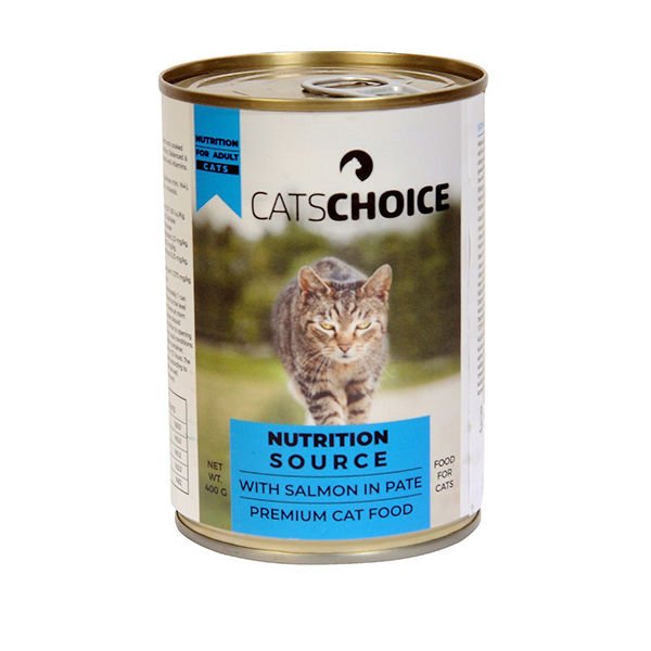 Cats Choice Somonlu Kıyılmış Yetişkin Kedi Konservesi 400 Gr