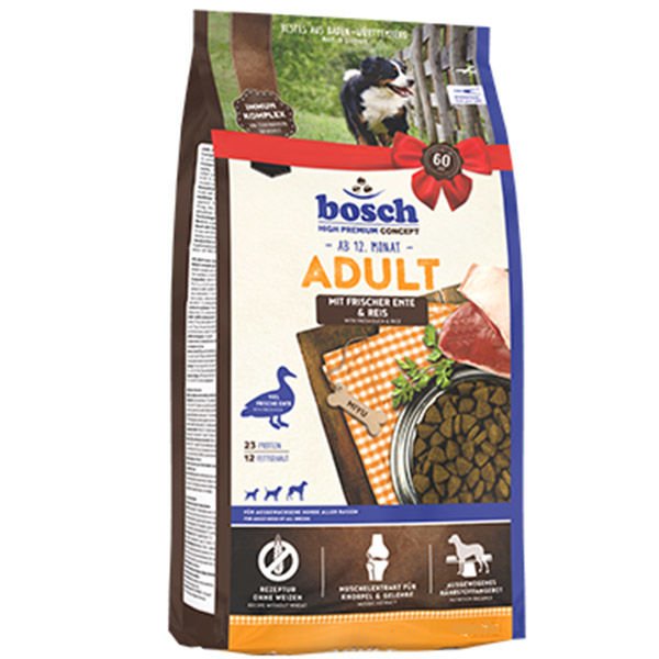 Bosch DuckRice Ördek Ve Pirinçli Yetişkin Köpek Maması 15 Kg