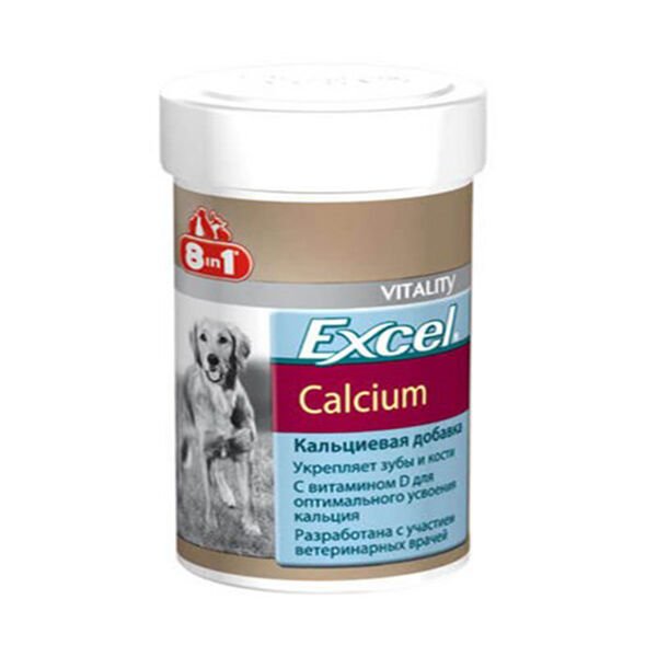 8 in 1 Excel Calcium Köpek Kalsiyum Tablet 155 Adet