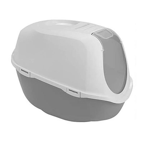 Moderna Mega Smart Kapalı Kedi Tuvalet Gri 46x66x49 Cm