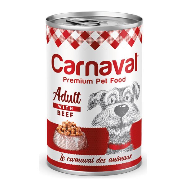 Carnaval Premium Dog Biftekli Yetişkin Köpek Konservesi 400 Gr