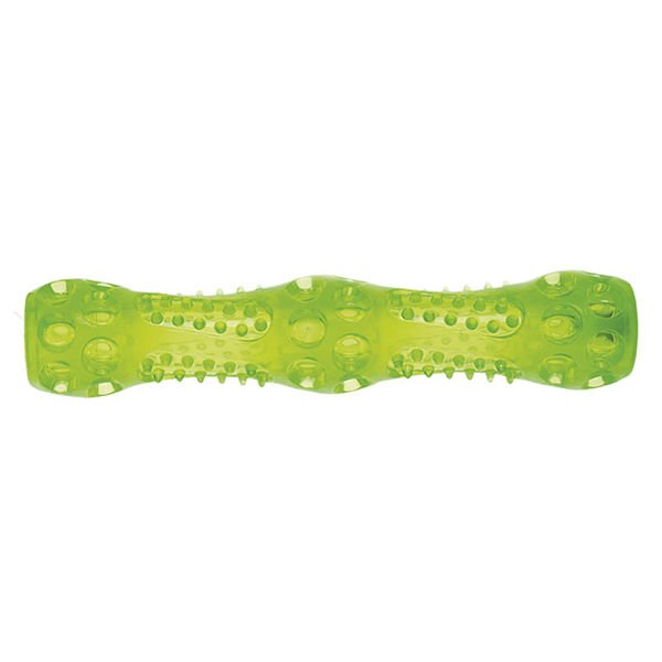 İmac Led'li Termoplastik Kauçuk Kemik Oyuncağı Yeşil 27.5x5.5x5.5 Cm