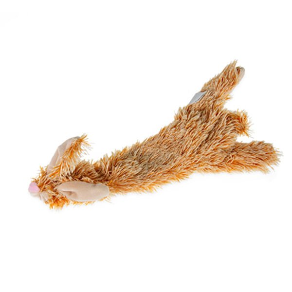 Karlie Flantino Peluş Tavşan Köpek Oyuncağı Kahverengi 30 Cm