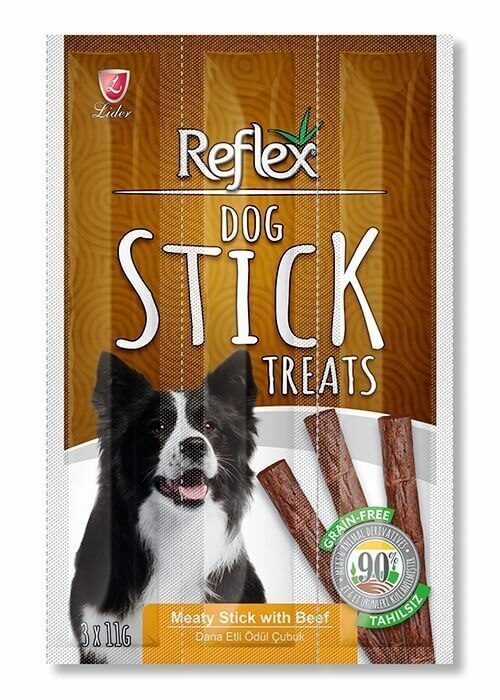 Reflex Biftekli Stick Köpek Ödül Maması 3x5 Gr