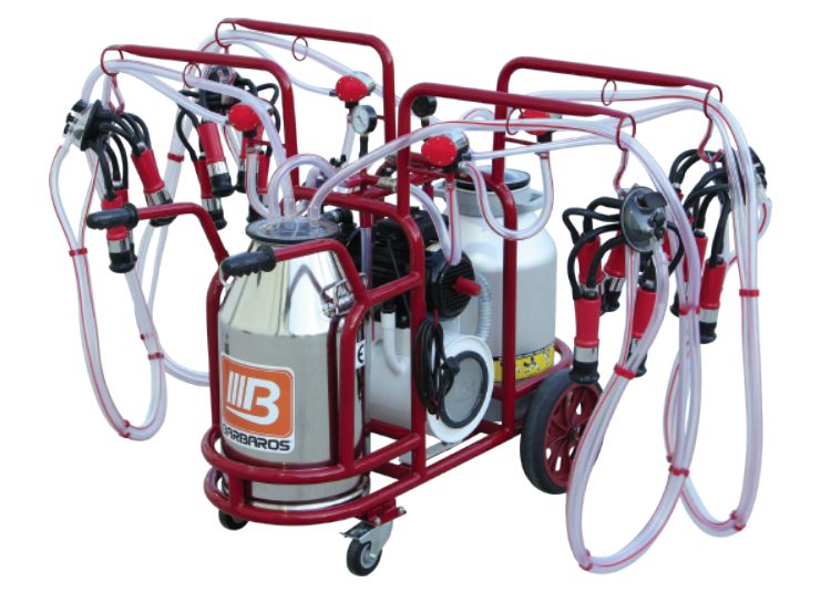 Bartech Ahtapot Model Kuru Tip 4'lü İnek Sağım Makinesi - Alüminyum Güğüm Bartech Ahtapot Model Kuru Tip 4'lü İnek Sağım Makinesi - Alüminyum Güğüm
