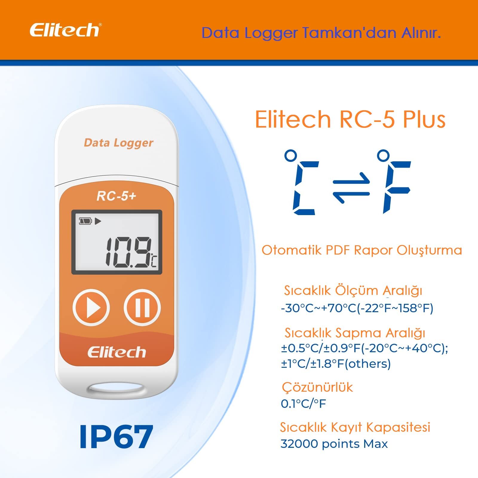 Elitech RC5+ Data Logger