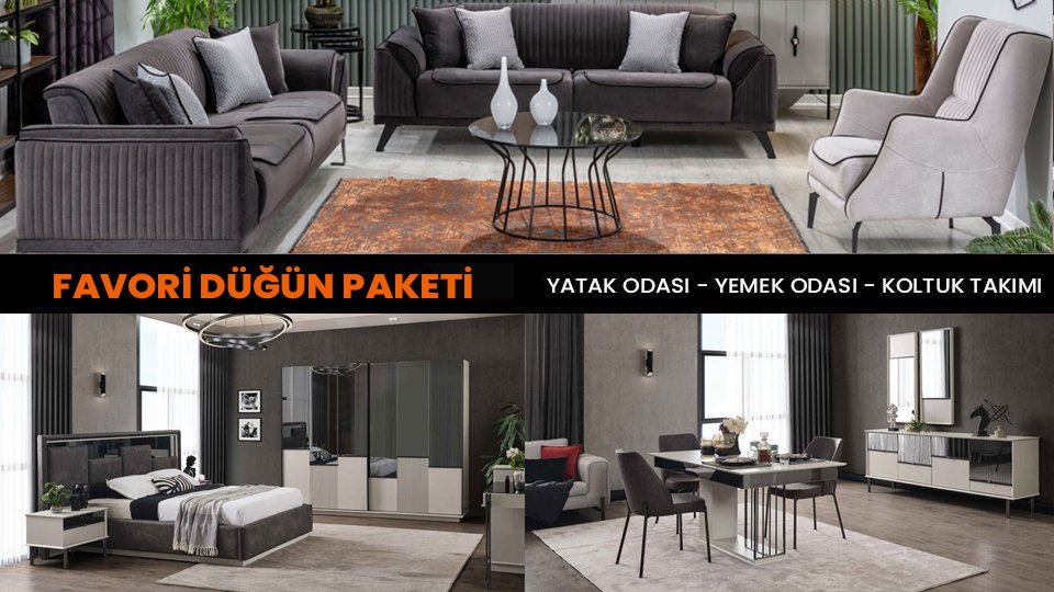 Favori Düğün Paketi (BAZA HEDİYE) Ankara Mobilya