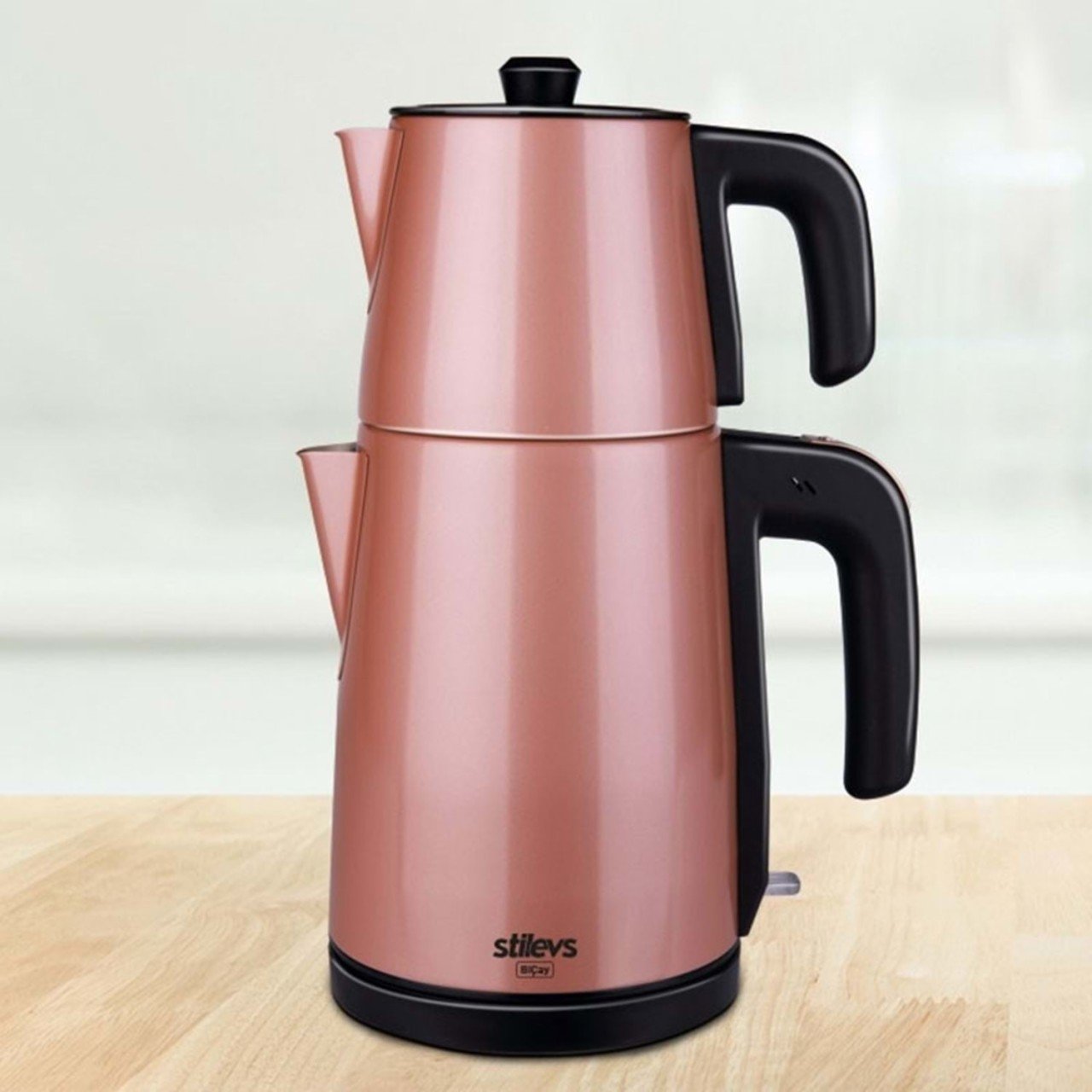 Stilevs 30606 Biçay Çelik Çay Makinesi InoxRose Evdendiz