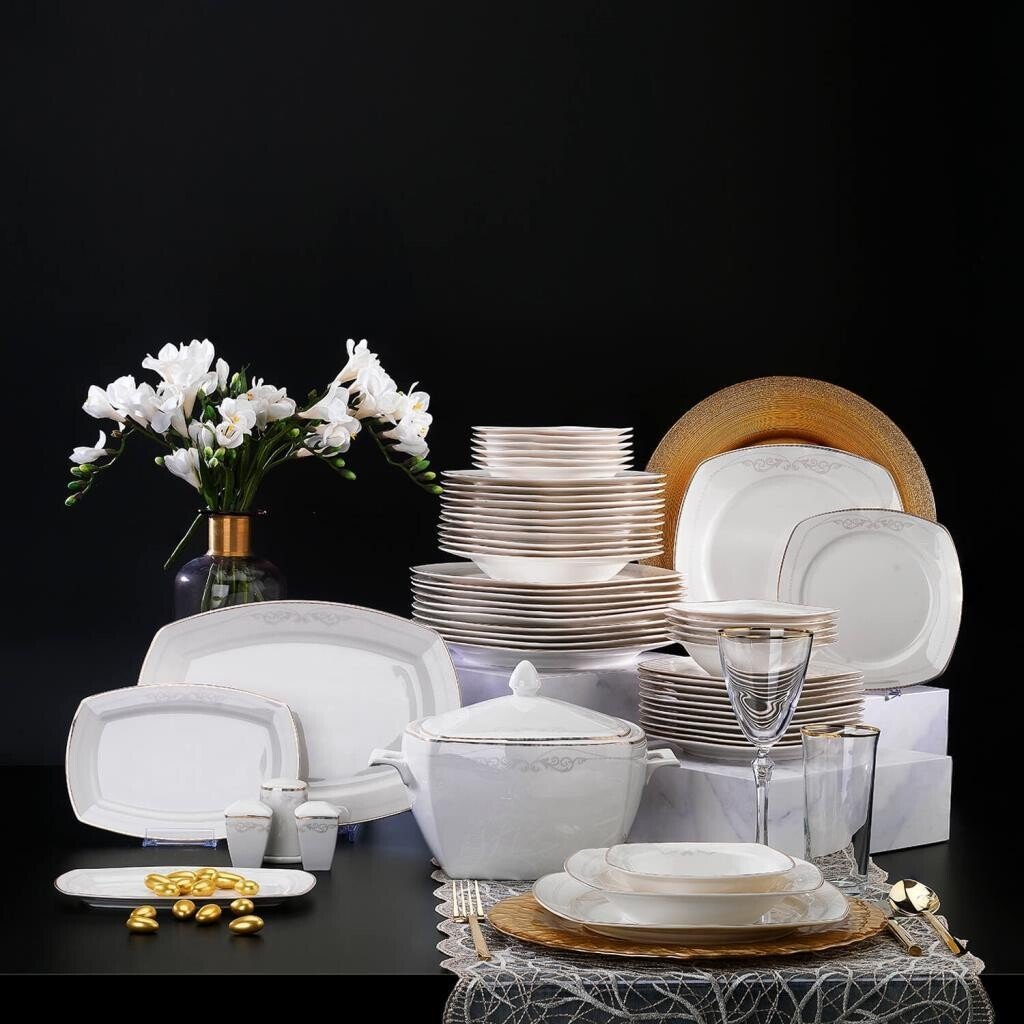 Schafer Majestic 60 Parça Yemek TakımıAltın 02 Evdendiz