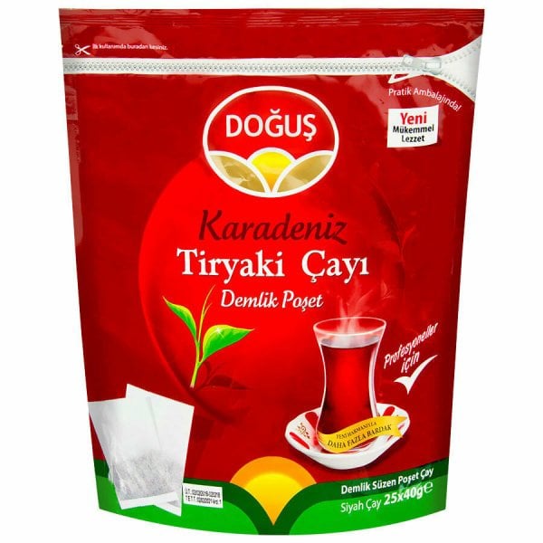 Doğuş Karadeniz Tiryaki Demlik Poşet Çay 40 gr 25 li