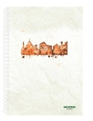 Mopak Spiralli Defter A5 72 Yp.Kareli