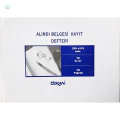 Özkan Alındı Belgesi Kayıt Defteri                       40 Yaprak