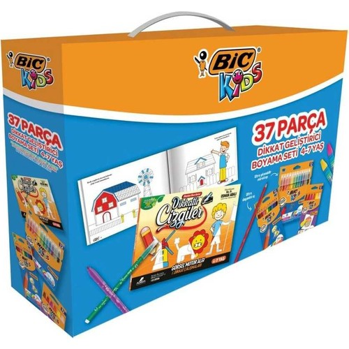 Bıc Kids Dikkat Geliştirici Boyama Seti 37 Parça 501089