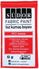 Südor Kumaş Boyası Toz Kırmızı Kb03