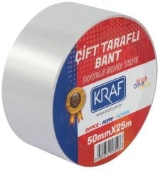 Kraf Çift Taraflı Bant 50Mmx25M 2550G