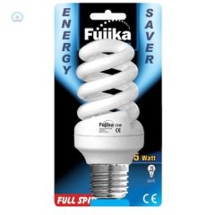 Fujika 15 Watt Ful Spiral Mini Tasarruf Ampulü Kalın Duy