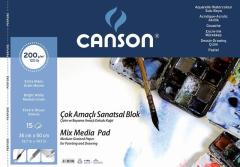 Canson Resim Blok Fınface 35X50 200G 15Yp 153550