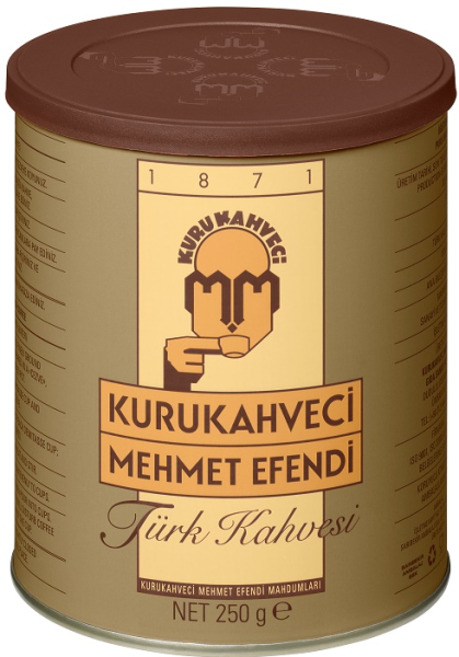 Mehmet Efendi Türk Kahvesi 250gr Teneke Kutu