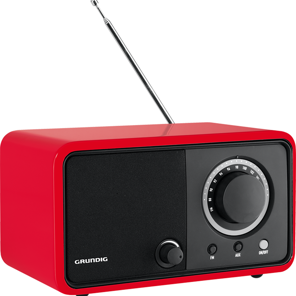 GRUNDIG TR 1200 Glossy Red Radyo