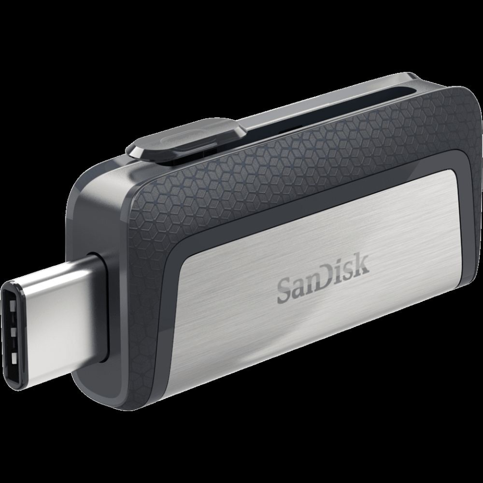 128GB Ultra Dual Drive Type C USB 3.1 Gri USB Bellek