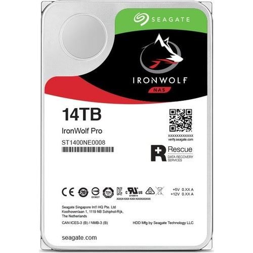 14TB Sata 7200RPM 256MB Ironwolf Pro New Dahili Disk