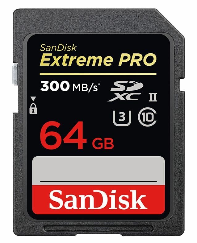 Extreme PROÂ® SDHCâ¢ ve SDXCâ¢ UHS-II 64 GB