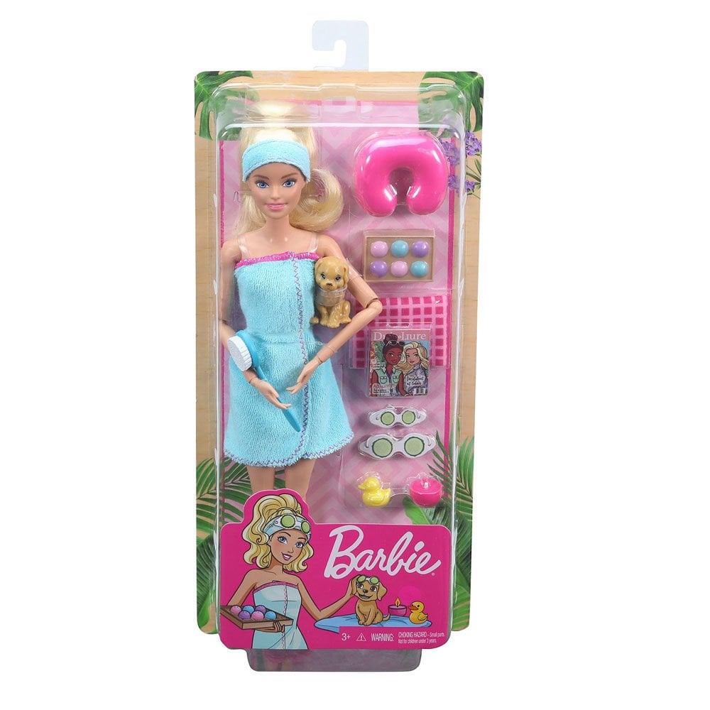 Barbie Wellnes Barbie'nin Spa Günü Bebekleri GKH73 GJG55