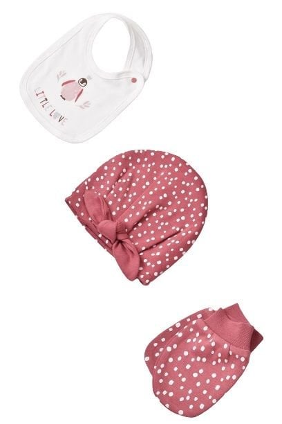 Bibaby Biorganic Little Love 5'Li Hastane Çıkış Seti 62278 Rose Dry