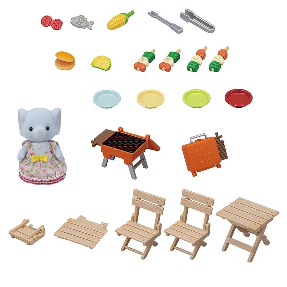 Sylvanian Families Barbekü Piknik Fil Kız 5640