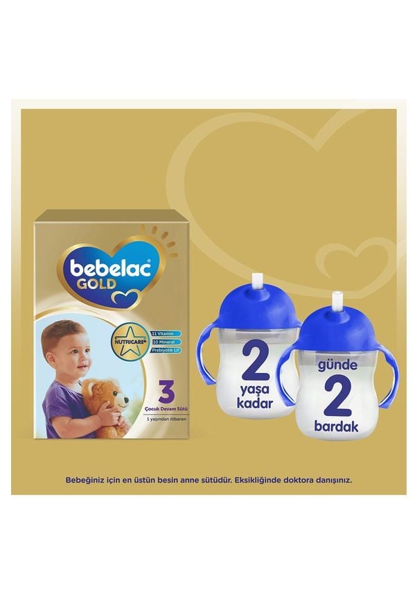 Bebelac Gold Bebek Devam Sütü No3 800gr + Bebelac Gold 350 gr Mix