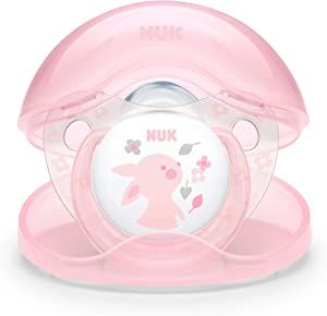 NUK Baby Rose Silikon Uyku Emziği 0-6 Ay