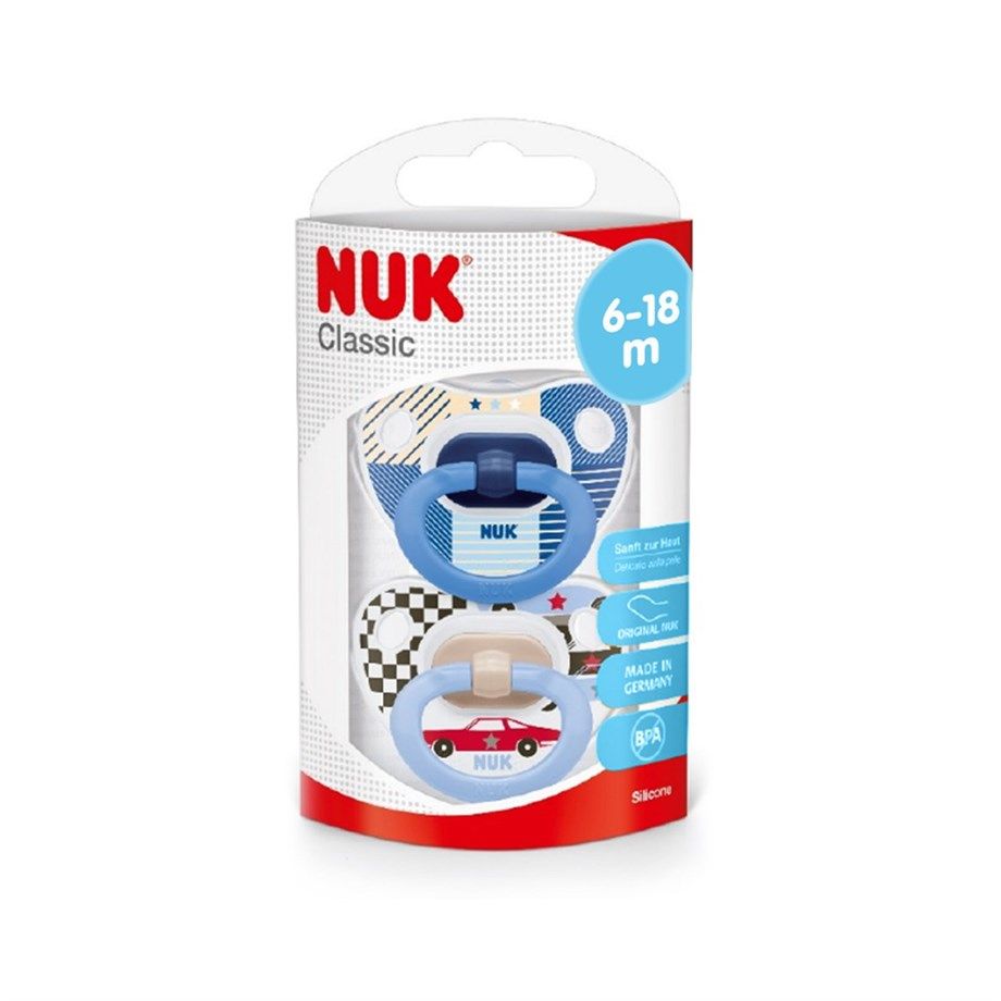 Nuk Silikon Classic Emzik 6-18 Ay 2li