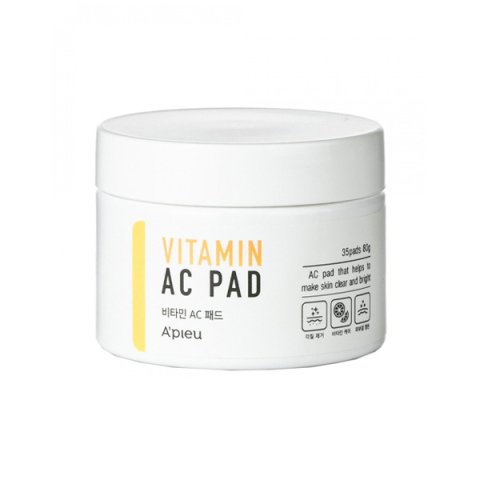 Vitamin ac. Ап пады для лица отшелушивающие a'PIEU Vitamin AC Pad 80гр. Витамин АС.