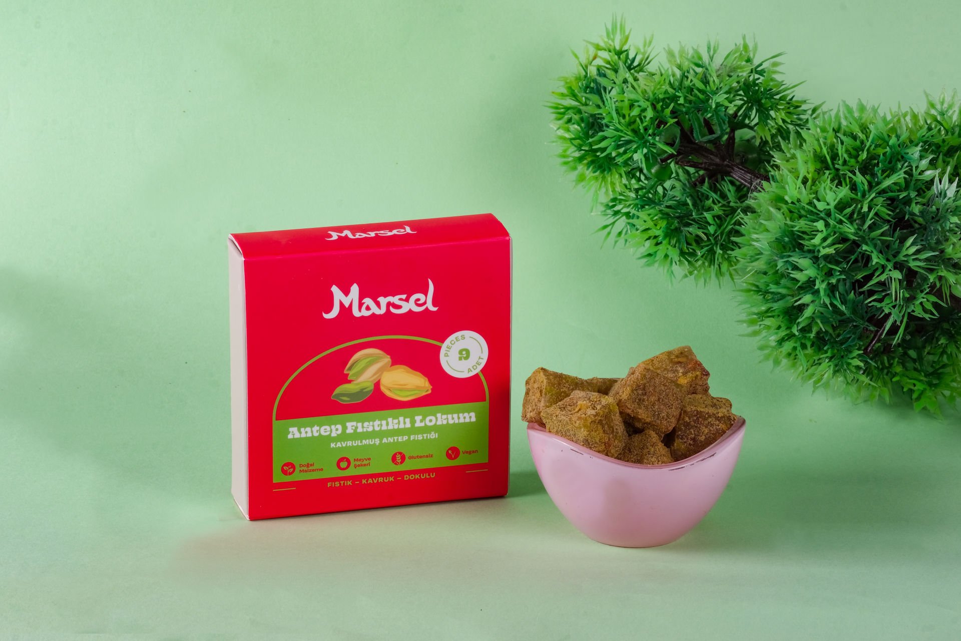 Marsel Antep Fıstıklı 9'lu Lokum