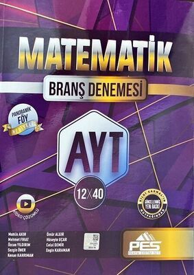Pes Yayınları AYT Matematik 12x40 Deneme