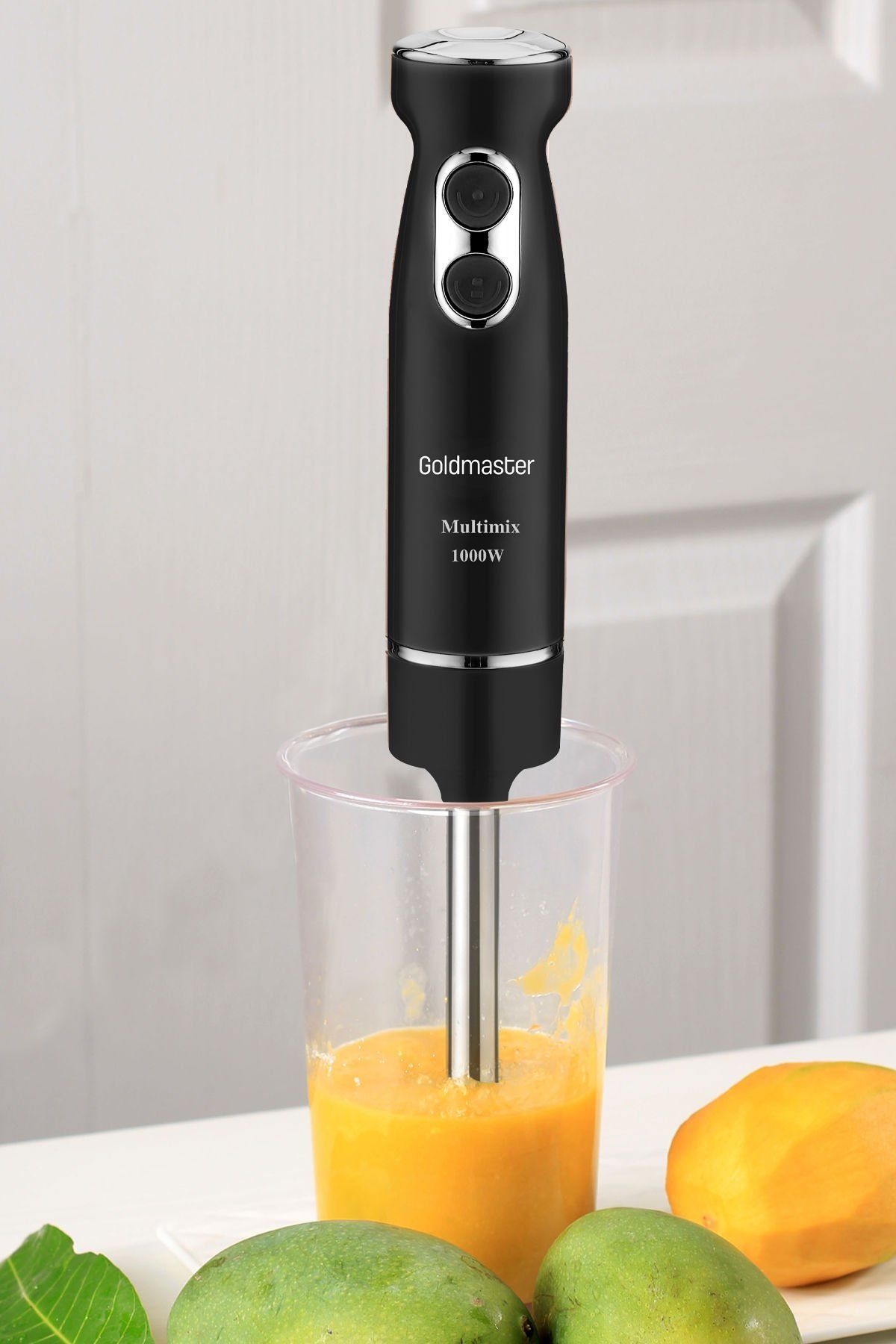 Multimix Siyah 1000W 4 Bıçaklı Paslanmaz Çelik El Blender
