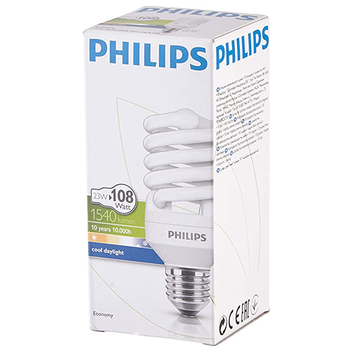 Philips 23w Tasarruflu Ampul Economy Twister E27 Duy Beyaz Işık Tasarruflu Ampuller