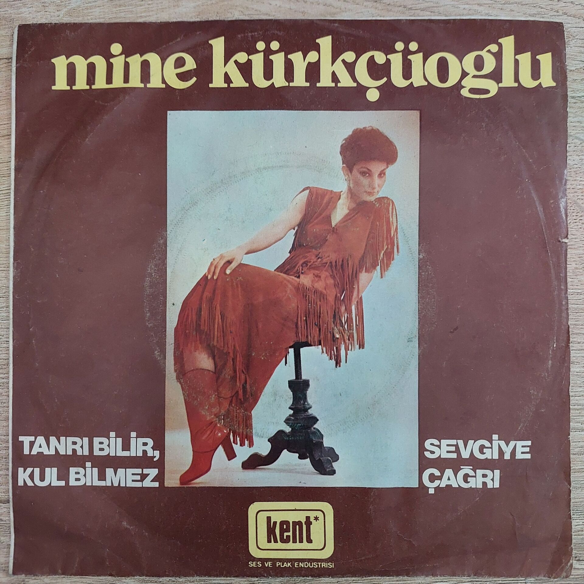 Mine Kürkçüoğlu – Tanrı Bilir, Kul Bilmez / Sevgiye Çağrı 45LİK PLAK