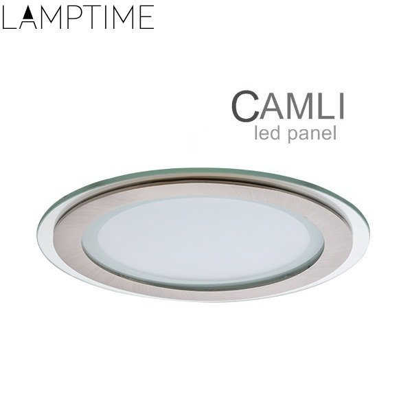 16w Siva Alti Camli Yuvarlak Led Panel Beyaz Govde 6500k 4000k 3000 K Metal Kasa Lamptime Alim Yapmadan Once Lutfen Stok Bilgisi Aliniz Cam Led Spot